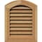 Ekena Millwork Arch Top Gable Vent Functional, Western Red Cedar Gable Vent w/ 1" x 4" Flat Trim Frame, 12"W x 32"H GVWAR12X3201RFUWR - alternate 1